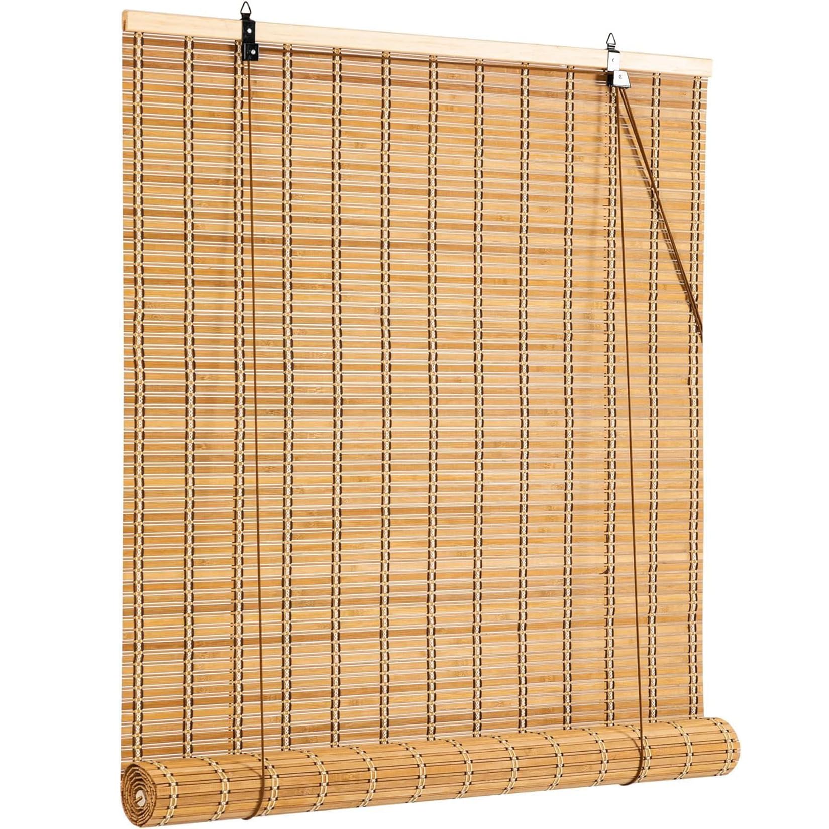 Store enrouleur bambou occultant 70% pour fenêtre et porte