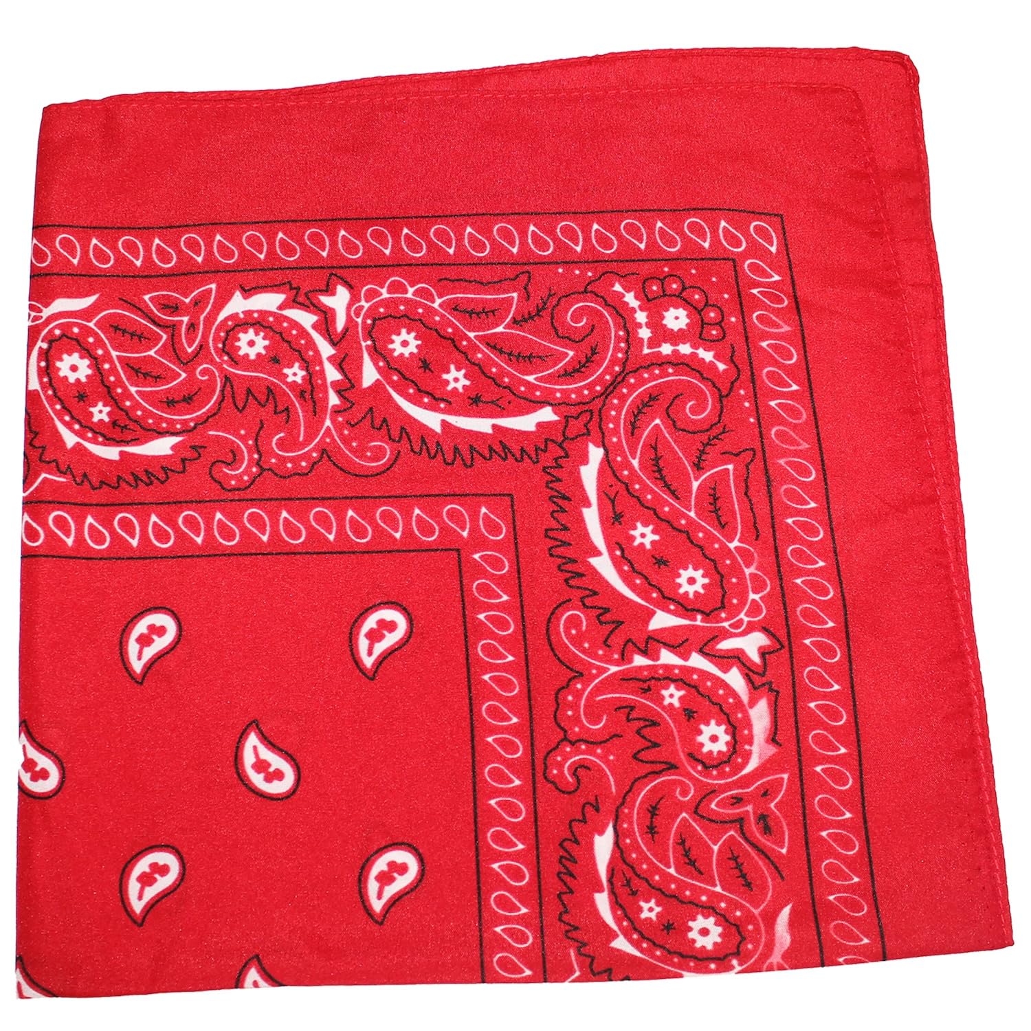 Mechaly Paisley 100% Polyester Unisex Bandanas - 12 Pack - Dozen Wholesale