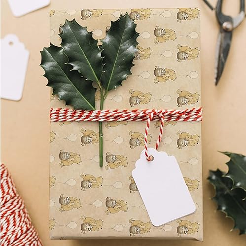 Miniatura 5 de Papel de regalo Winnie para baby shower, decoración de cumpleaños de Pooh, papel de regalo Winnie, decoraciones de baby shower Winnie, paquete de 5