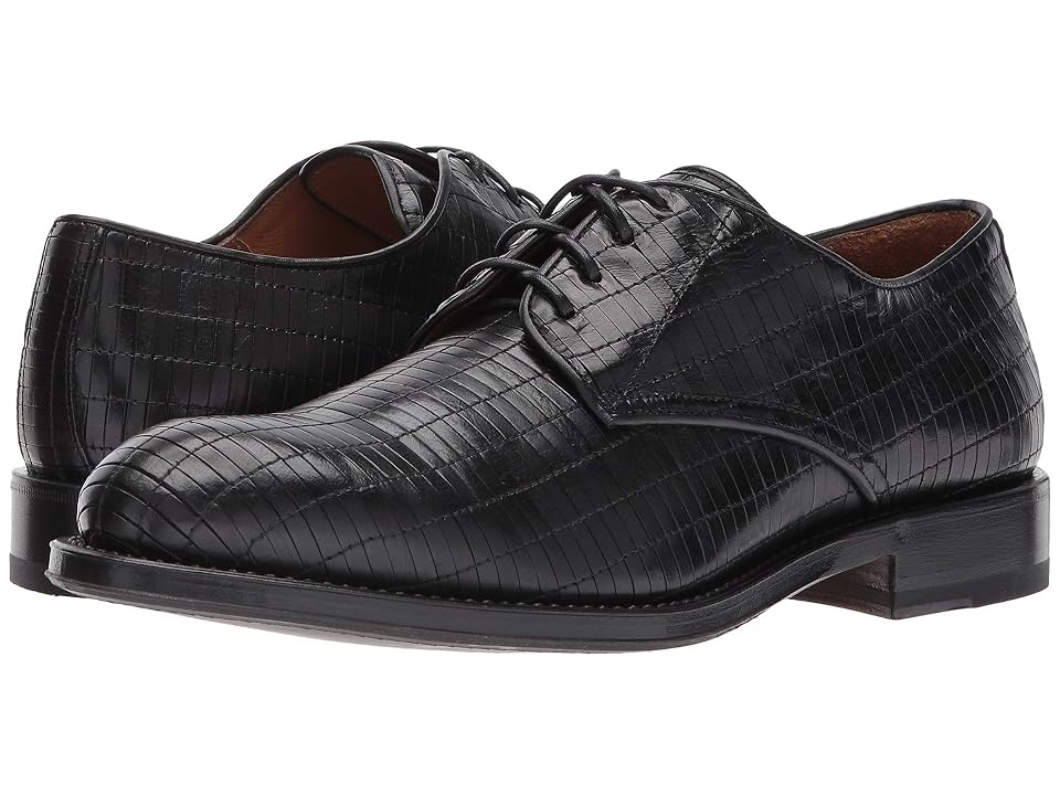 

Aquatalia Vance (Black Woven Leather) Men's Lace up casual Shoes