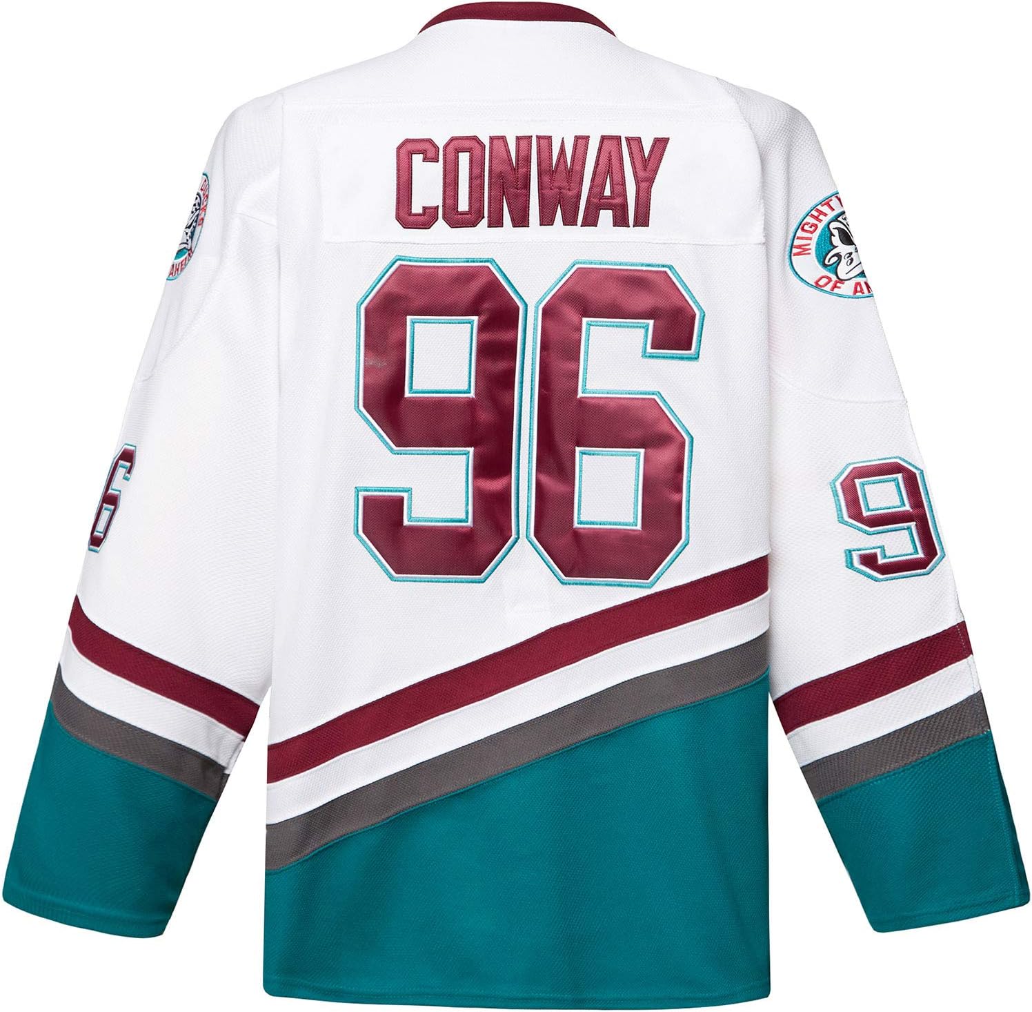 Mighty Ducks Jersey Movie Ice Hockey Jersey Charlie Conway #96 Adam Banks #99, 90S Hip Hop Clothing for Party with Kids＆Adult - Image 3