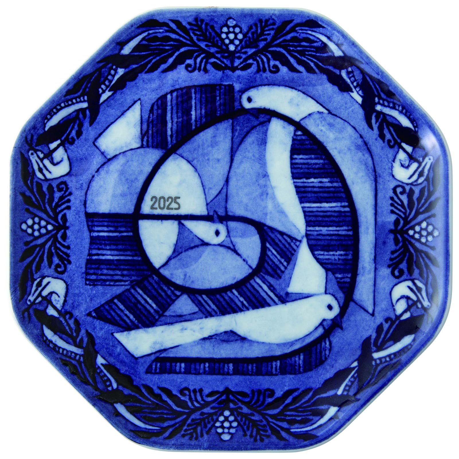 2025年 陶器プレート 窓の風景 Amazon.co.jp: 西海陶器 波佐見焼 「 福田利之 」 イヤープレート 2025