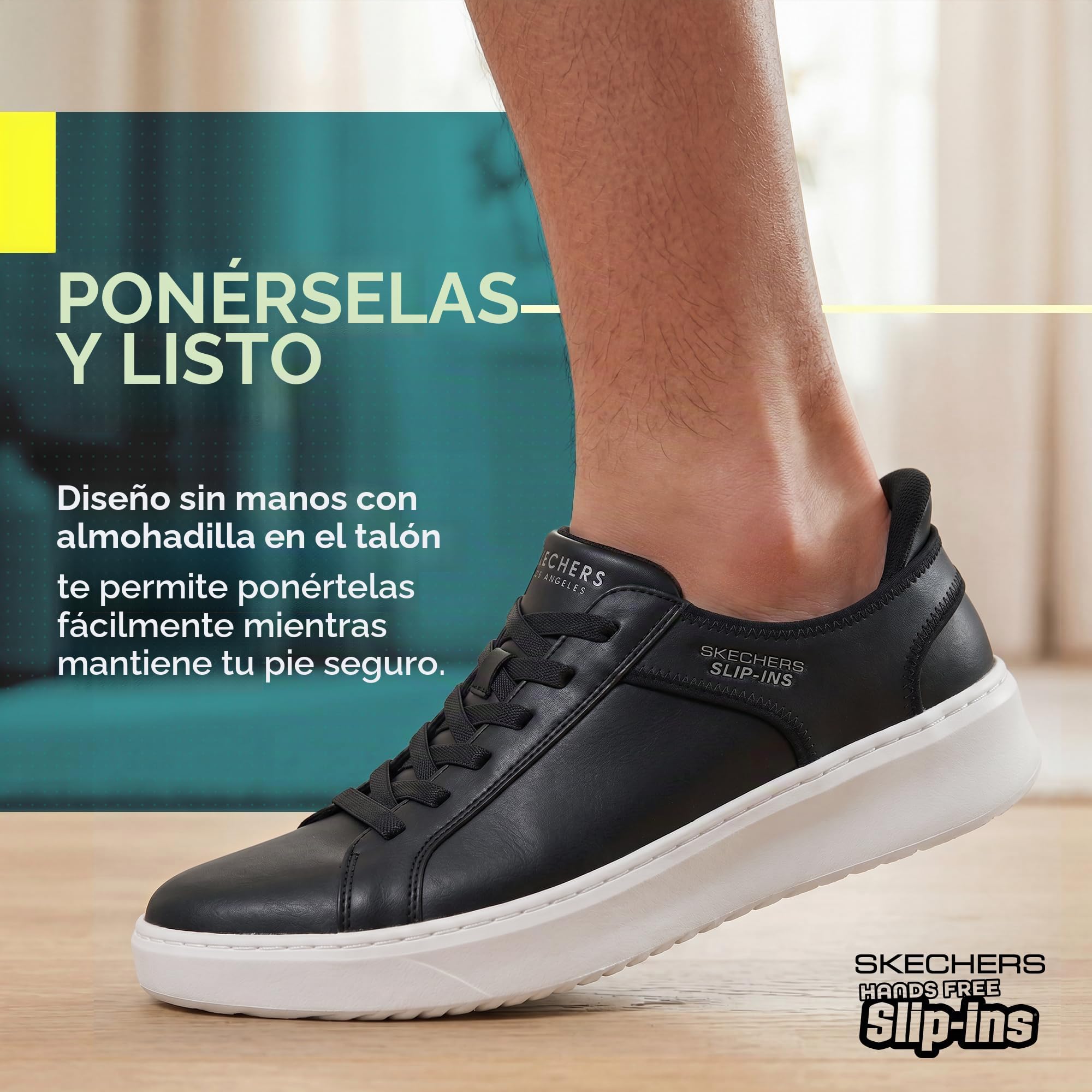 Skechers Hombre Court Break Double Vented Slip-On
