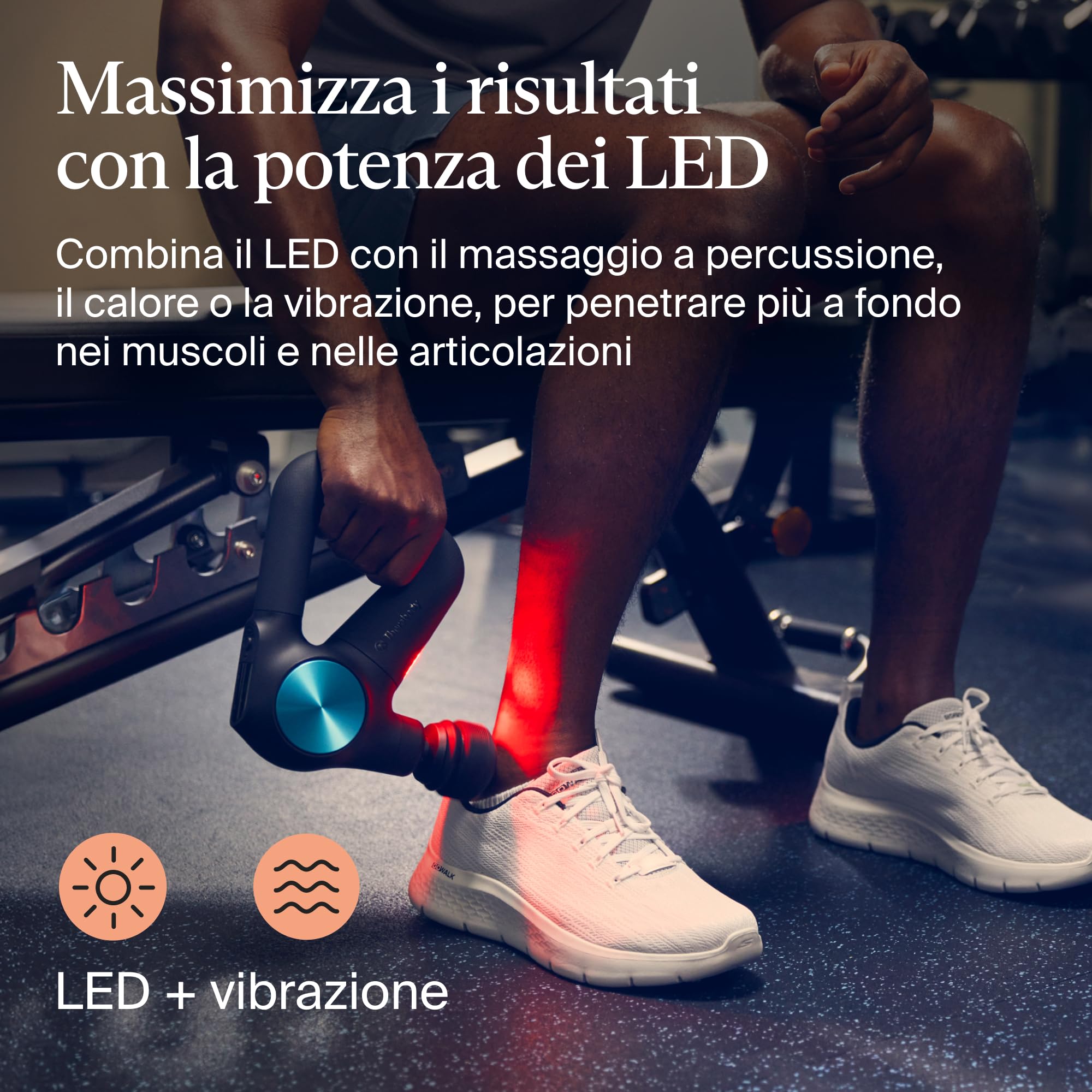 Theragun PRO Plus | Pistola Massaggio Muscolare | Velocità regolabili | Schermo OLED | Braccio Rotante | 6 Testine | Massaggiatore professionale per scioglierei (Pro Plus - Nero)