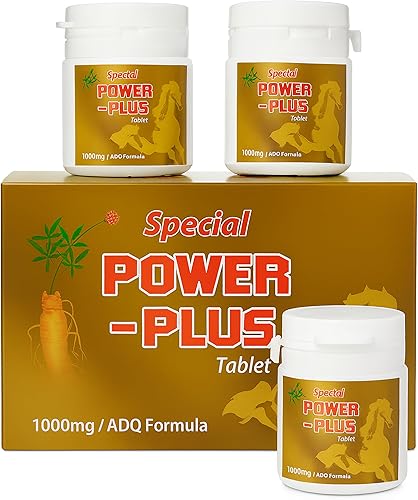 Miniatura 4 de Power Plus Super - Cápsula de ginseng rojo coreano de raíz de ginseng
