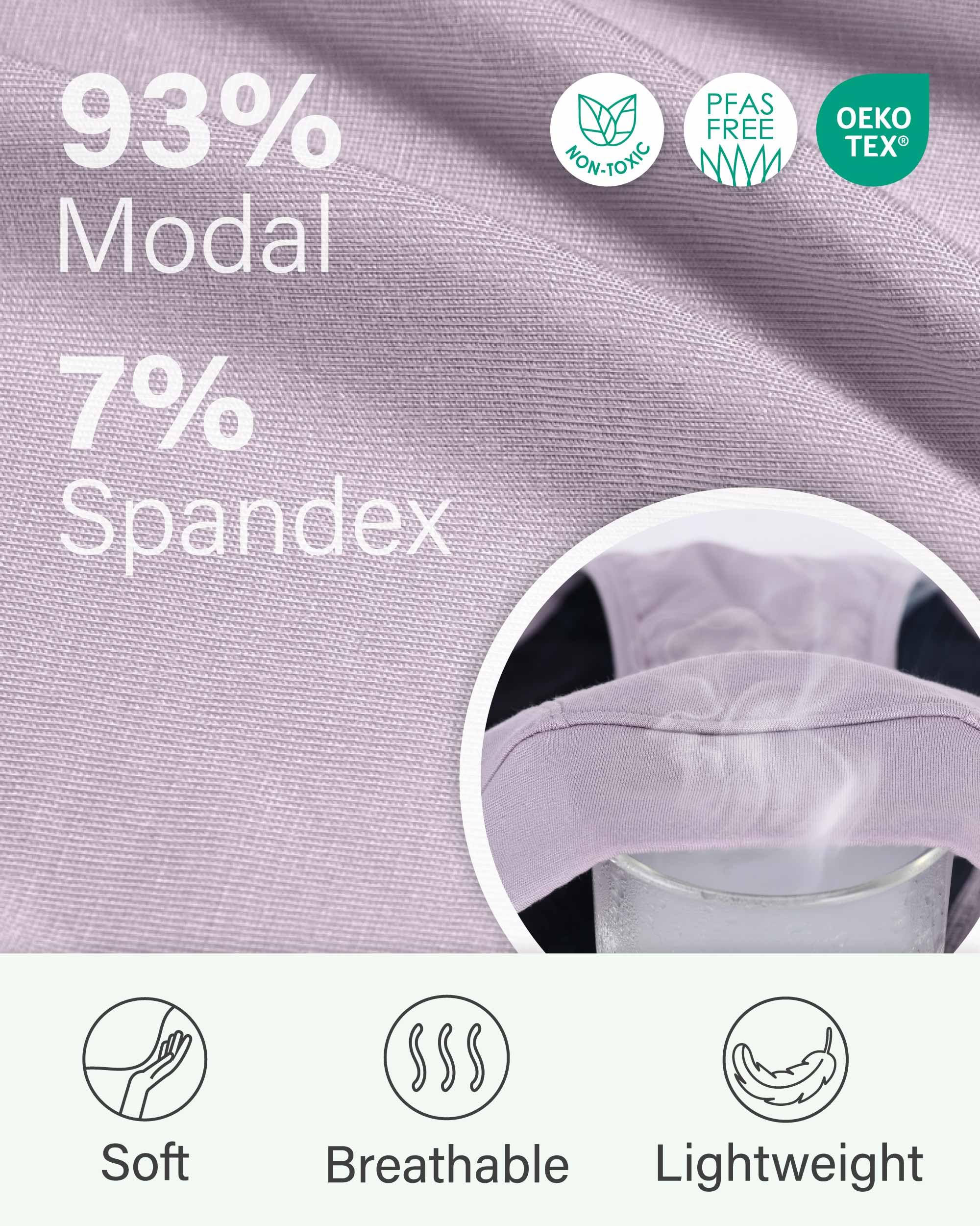 Neione Culotte Menstruelle Flux Moyen Hipster en Modal Doux pour Règles Post Partum
