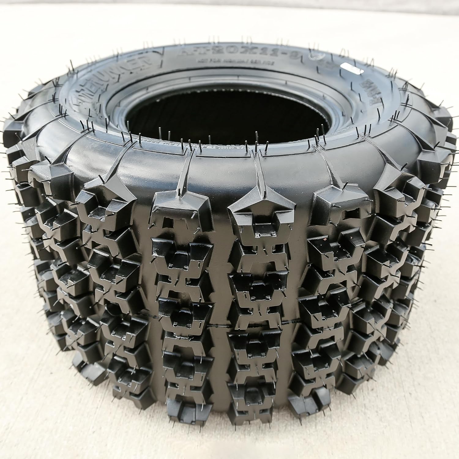 Forerunner Eos-H A/T ATV UTV All-Terrain Off-Road Tire-20x11.00-9 20x11-9 20x11x9 43F Load Range 6 Ply BSW Black Side Wall
