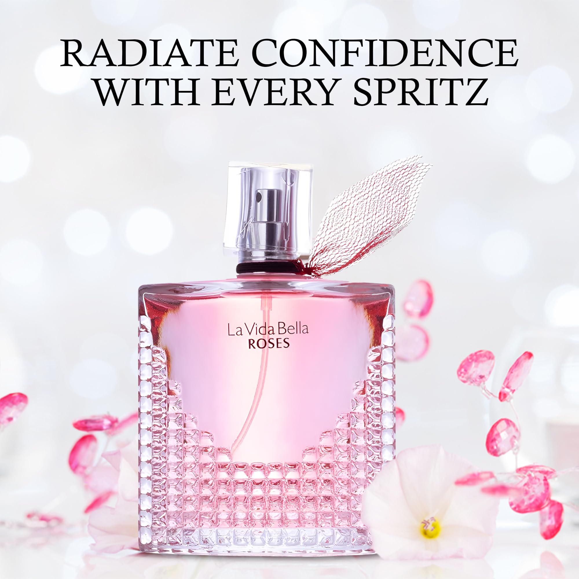 A CENTER La Vida Bella RosePerfume for Women Long Lasting Fragrance Eau de Parfum Floral & Sweet Women's Perfume? Daily Used 3.4 Fluid Ounce