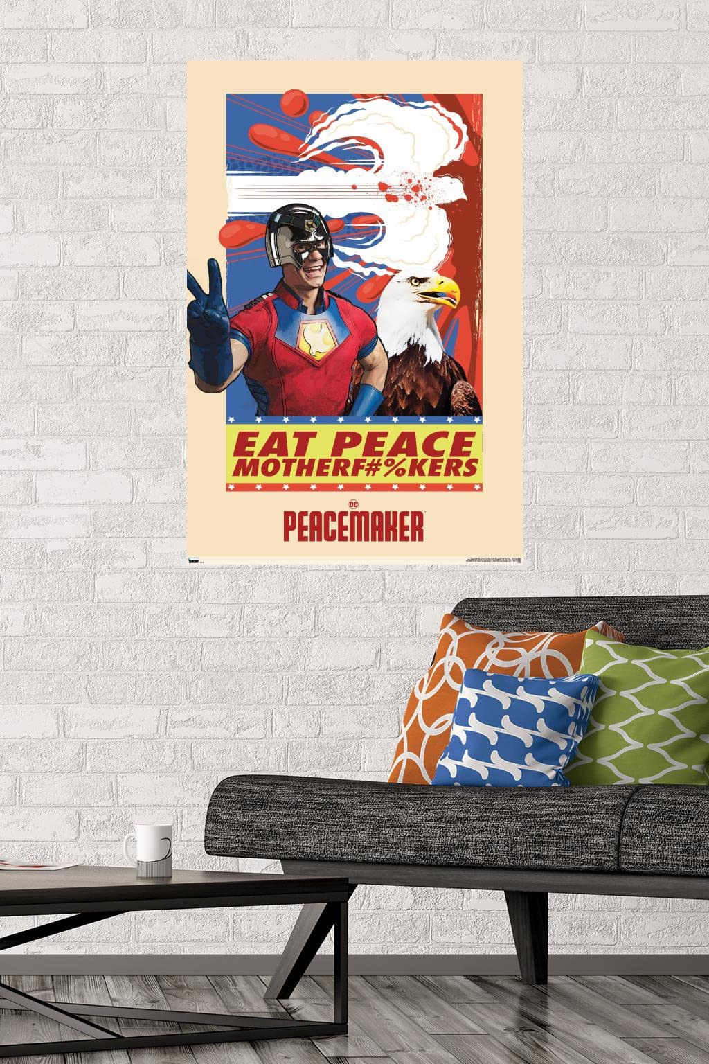 Amazon.co.jp: DC Comics TV Peacemaker - Eat Peace ウォールポスター