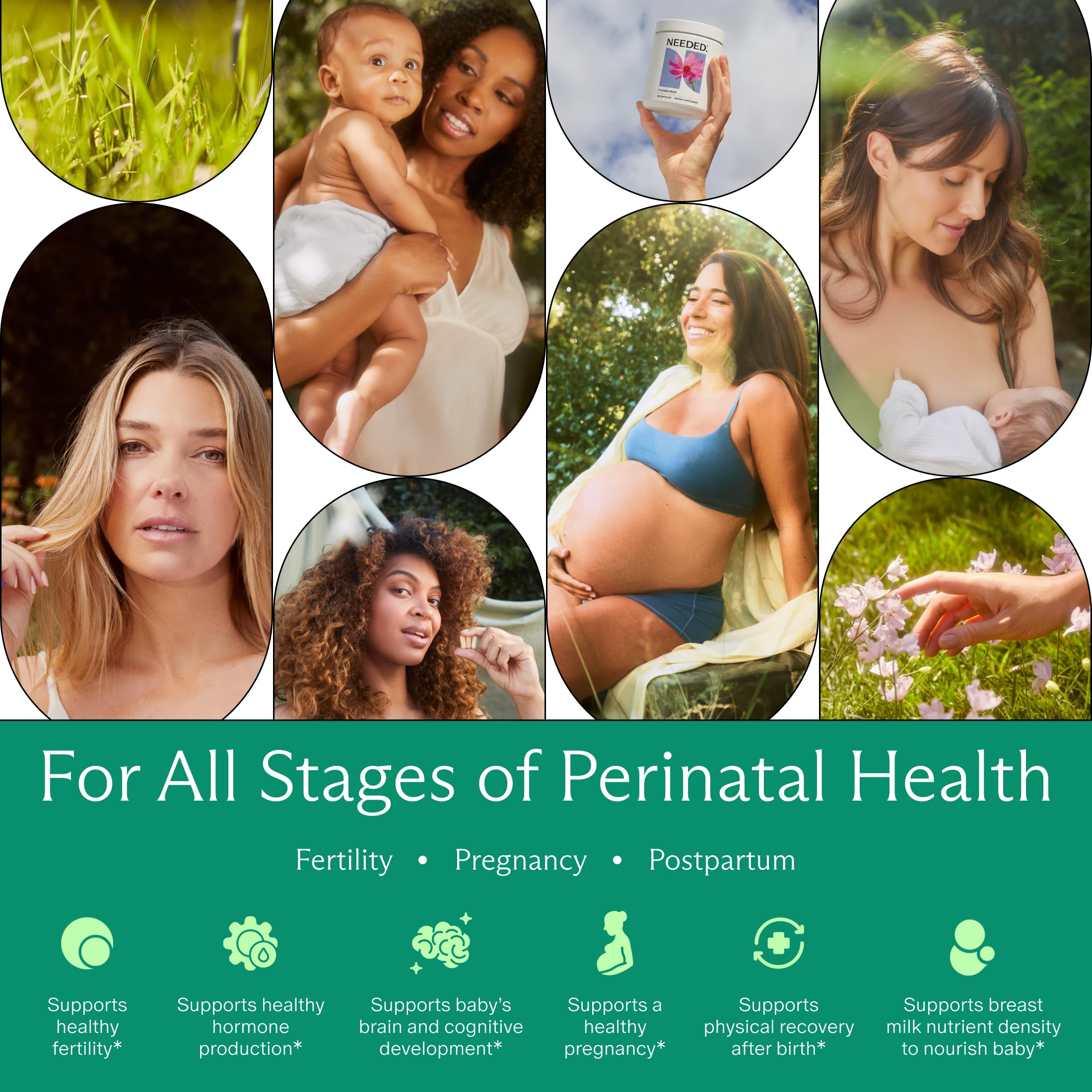 Needed. Multivitamin for Prenatal, Prenatal Multi Capsule, 30-Day Supply — Amazon image 4