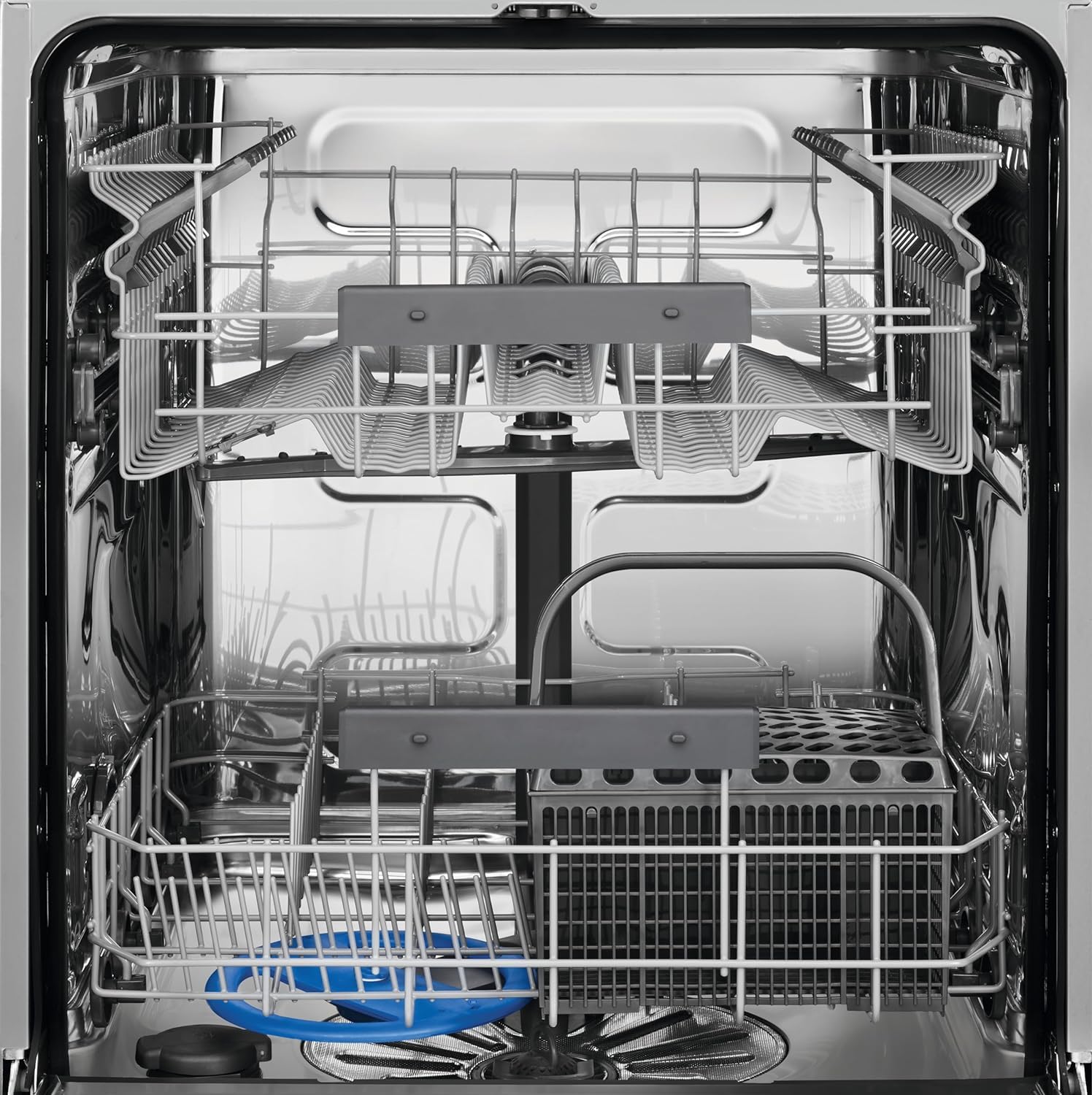 Electrolux EES47320L Lavavajillas Integrable, 60 cm, 13 Cubiertos, Tecnología AirDry, SensorControl, 8 Programas y 3 Temperaturas, Programa Rápido de 30 min, Inicio en Diferido, Blanco, Clase D