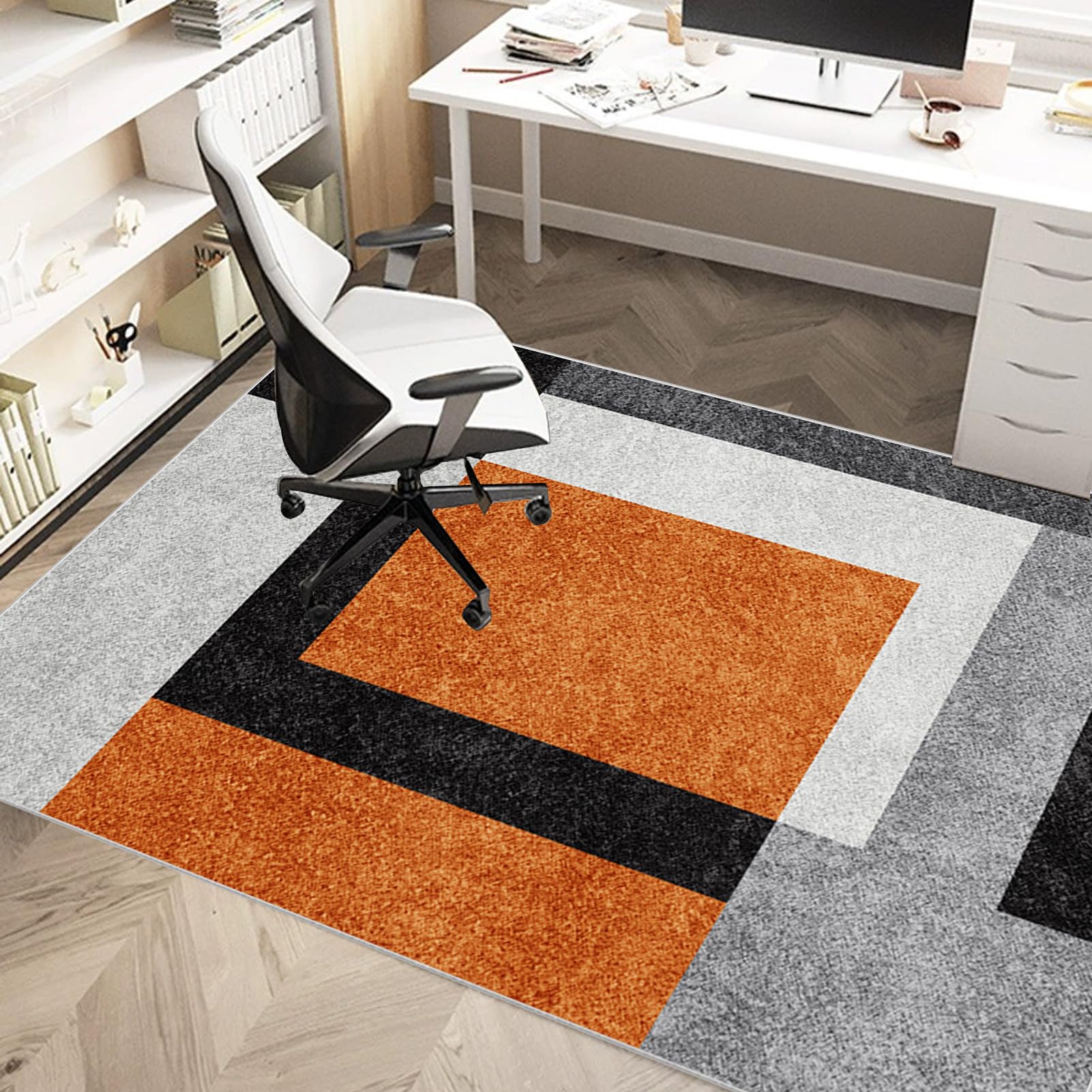 Tappetino Protettivo per Pavimenti Duri, Tappeto Salvapavimento Antiscivolo in Multiuso, Tappeto Sedia Gaming, Tappetino di Protezione in legno/piastrelle per ufficio e casa 120 x 140 cm