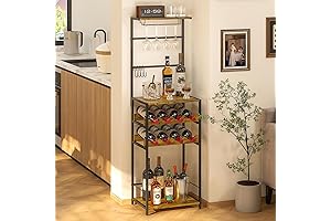 5-Tier Bar Rack Freestanding Floor