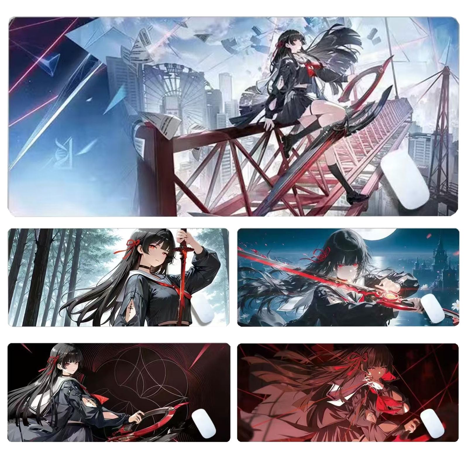 鳴潮 千咲 スリーブ プレイマット セット Amazon.co.jp: 鳴潮 千咲 マウスパッド 大型 ゲーミングマウスパッド
