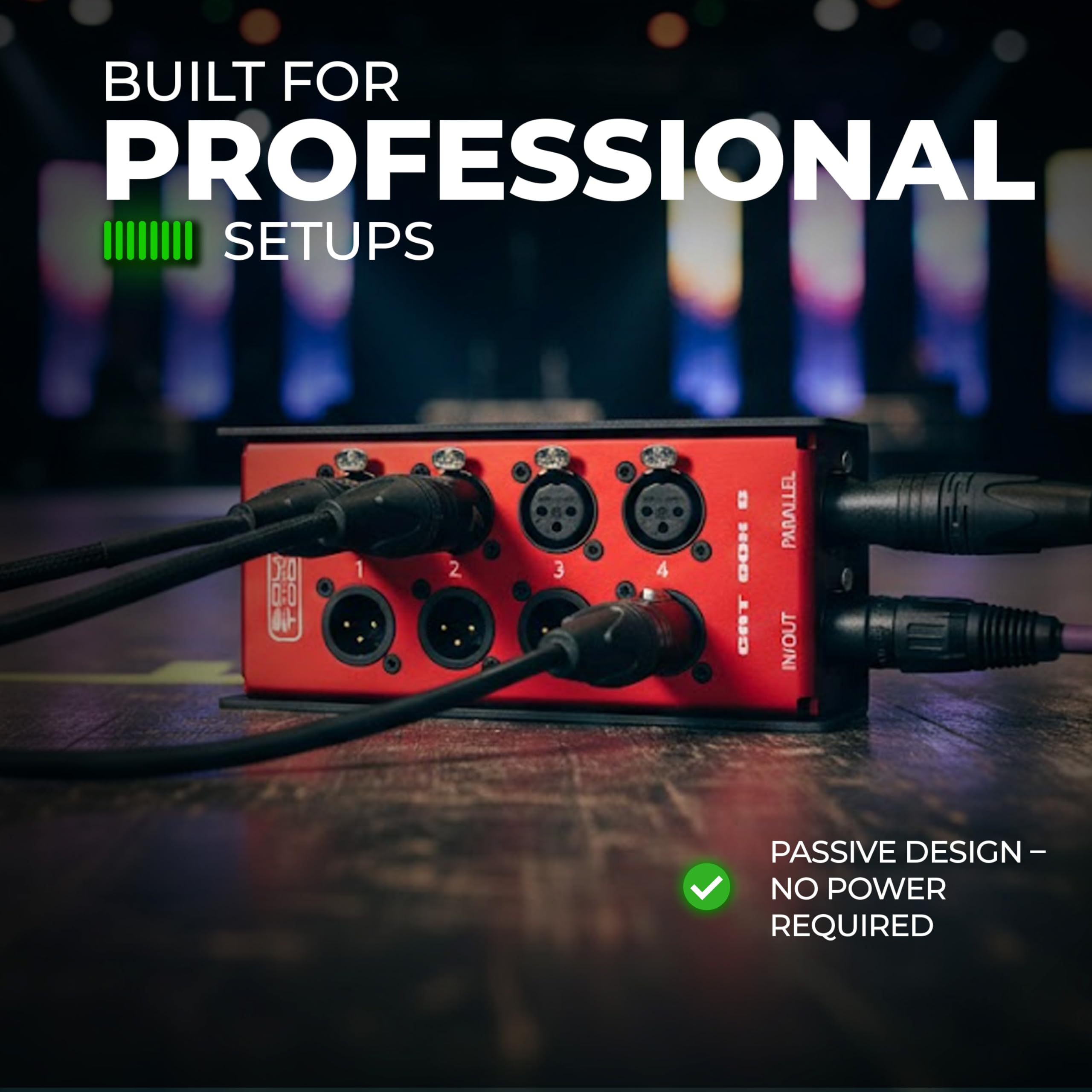 Sound Tools CAT Box 8 Áudio analógico sobre Cat Stagebox – Áudio