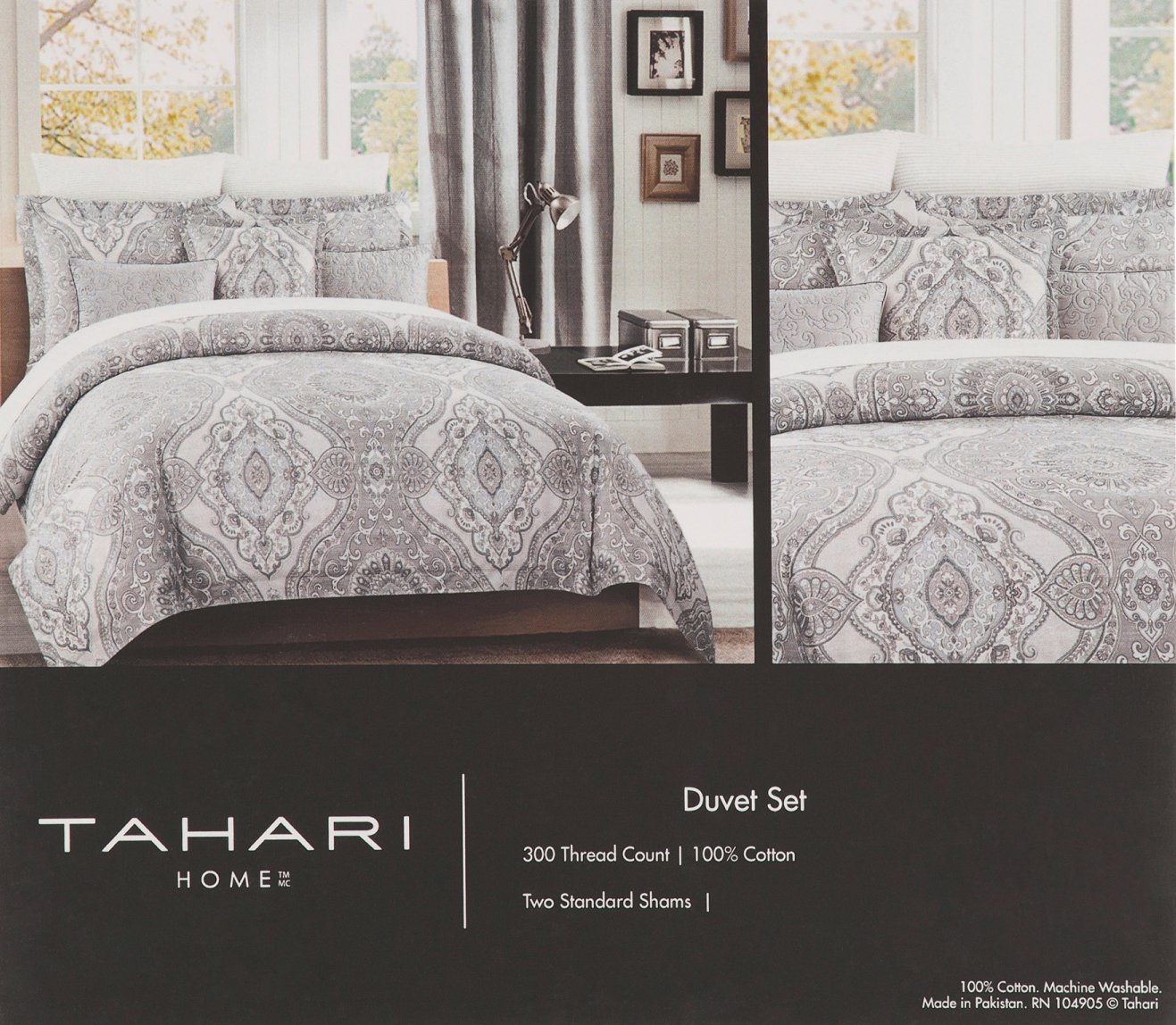 Tahari Home Luxury Bohemian Duvet Cover Luxury Boho Style Medallion