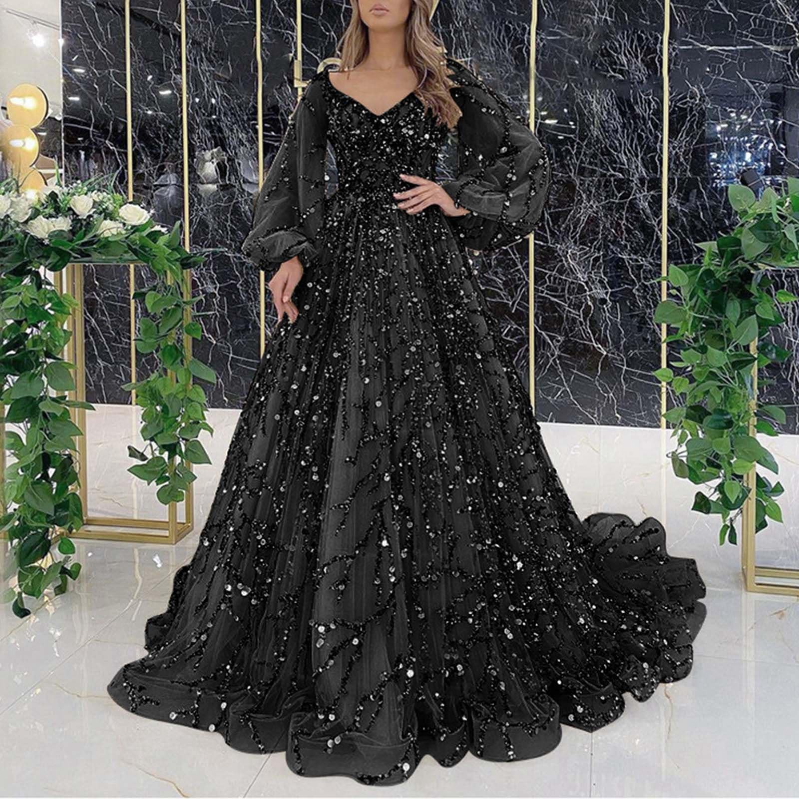 Vestido Fiesta Mujer Elegante Vestidos Tallas Grandes Ropa Boda Invierno De Trajes Largos Primavera Elegantes Nochevieja Otoño Manga Larga
