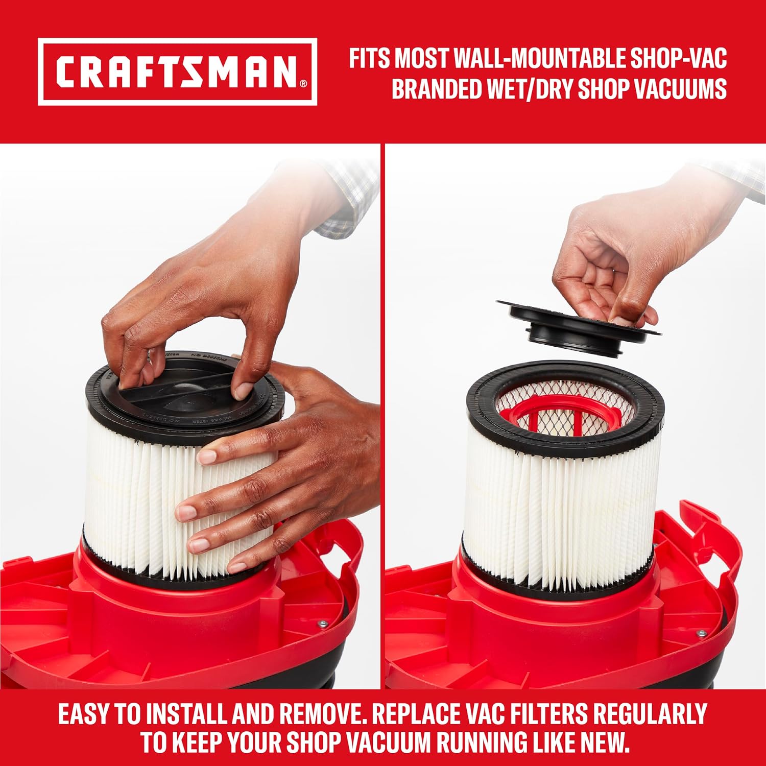 CRAFTSMAN CMXZVBE38752 General Purpose Wet Dry Shop Vacuum Filter image 3