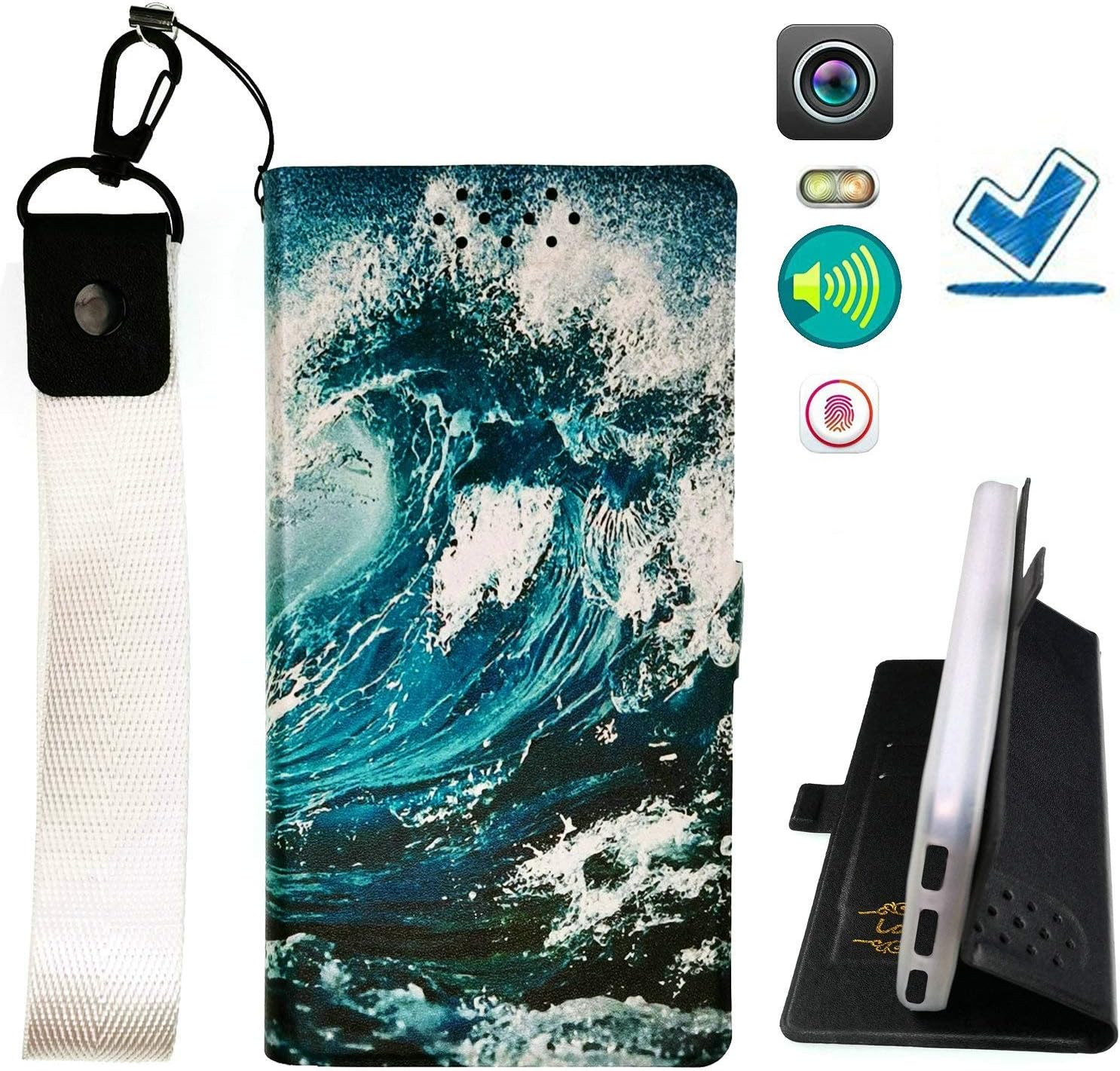 Case for Imo S2 Monqi Phone Cover Flip PU Leather + Silicone case Fixed CL UKHYJ