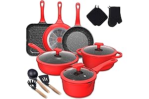 imarku Nonstick Pots and Pans Set