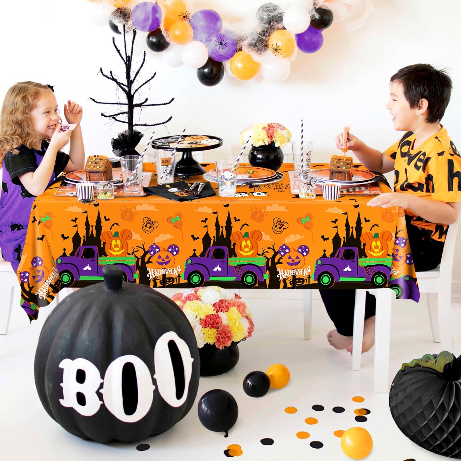 3Pcs Mouse Halloween Decorations Tablecloths