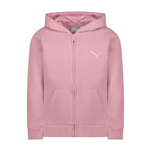 PUMA Girls' Core Logo Zip Up Hoodie