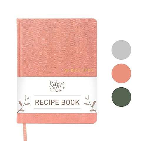 Rileys & Co. Peach Recipe Book to Write in Your