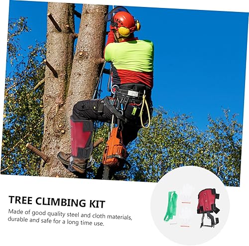 Miniatura 4 de TIDTALEO 1 Unidades Equipo de escalada de árbol herramienta antideslizante al aire libre atadura de pie trepar un árbol trepar herramienta picos