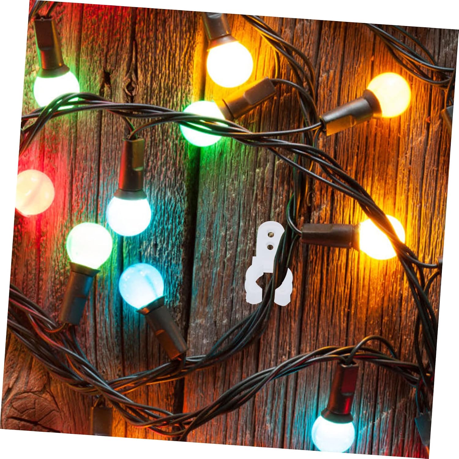 Garneck 120pcs Led Neon Rope Light Mounting Clips Indoor Outdoor Use Christmas Light Holder