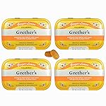 GRETHER\'S Sugarfree New Flavor Ginger Lemon Pastilles Remedy for Dry Mouth Relief - Soothing Throat & Healthy Voice - Gift for Singers - 4-Pack - 3.75 oz.