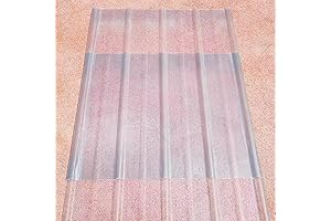 2.2mm Thick FRP Translucent Roofing Sheets for Carports, Canopies, and Sunrooms (35" x 43")