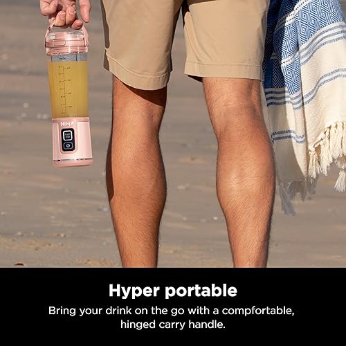 Miniatura 5 de Ninja BC155PS Blast - Licuadora portátil de dos unidades, inalámbrica, recipiente de 18 onzas, licuadora personal para batidos y licuados, sin BPA,