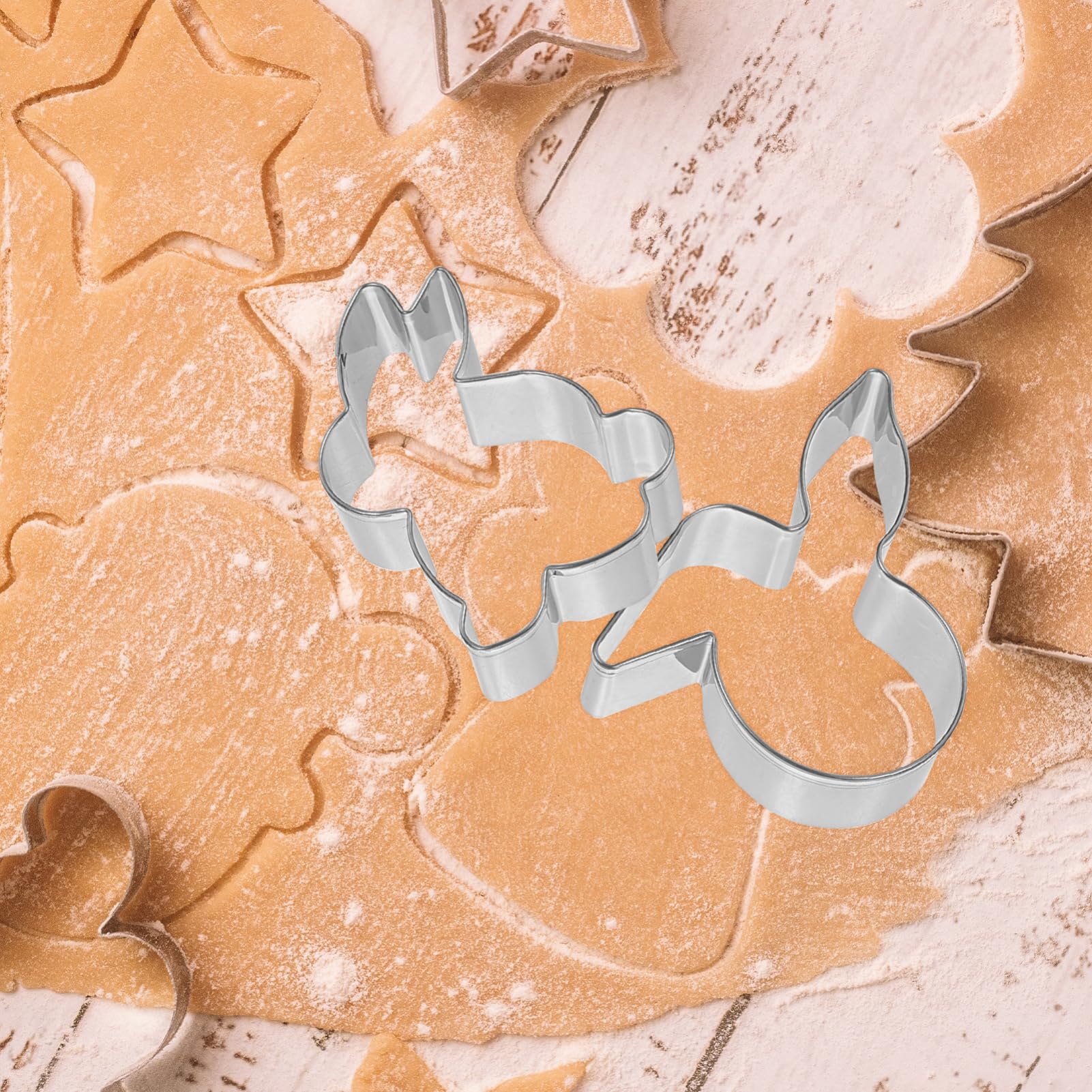 Cabilock 5 Sätze Keksausstecher Für Ostern Osterhasen Ausstechform Keksform Ostern Kreis-ausstecher Donut-ausstecher Blech Lebkuchen Backformen Keks Schneiden Rostfreier Stahl 4 Stück * 5
