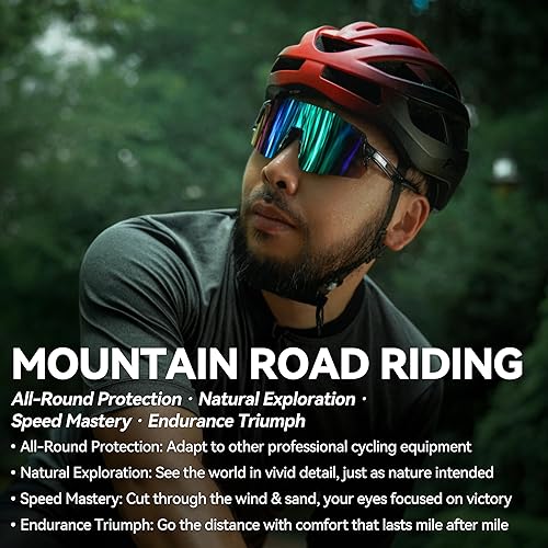 Miniatura 9 de Gafas de sol deportivas para hombres y mujeres, gafas de sol de béisbol para niños, TR90 marco de protección UV gafas