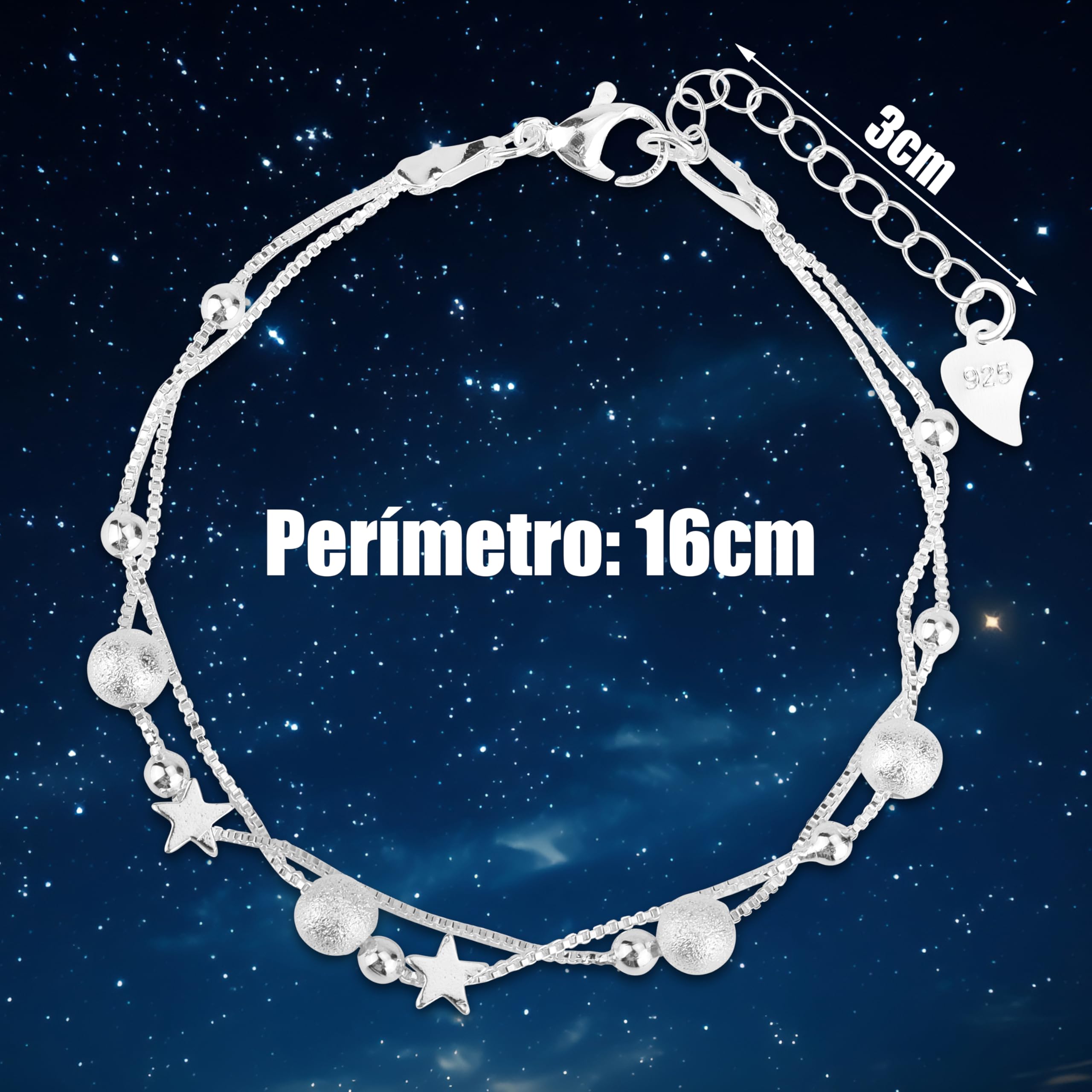 Rebundex Pulsera Plata Regalos Originales para Mujer Pulseras Regalos para Mujer Cumpleaños Navidad Día de San Valentín Madre Mama Amiga Novia