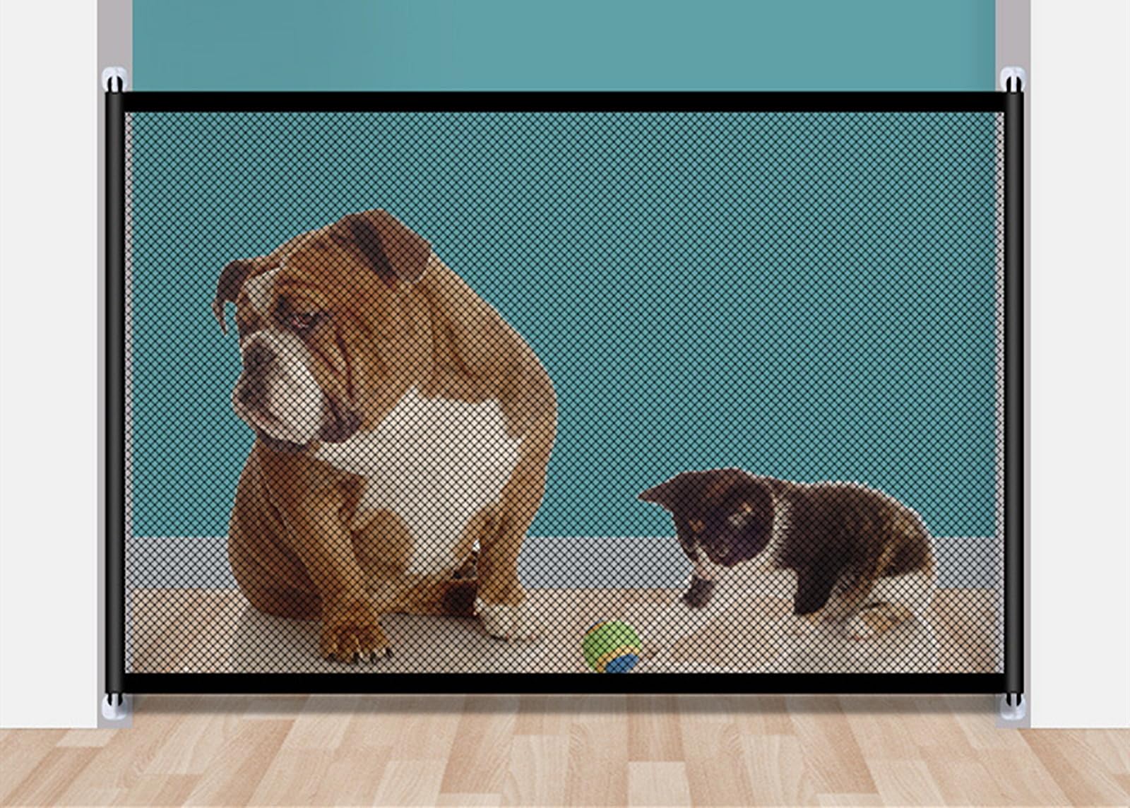 Amazon.co.jp: PpzhenN ペットフェンス ペットネットバリア 猫 犬用