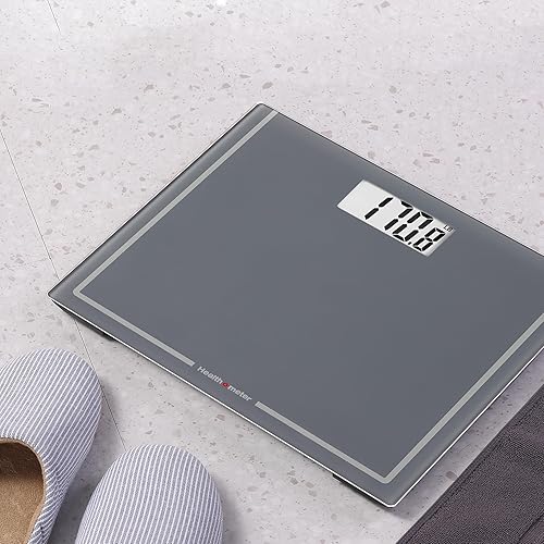 Miniatura 6 de Health o meter Báscula digital de baño extra ancha  Capacidad de 500 libras, plataforma de 13.5 x 11.8 pulgadas, pistas de 4 usuarios, pantalla LCD