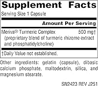 Vista 2 de Source Naturals Cúrcuma con meriva, alivia las molestias de las actividades cotidianas, 29X biodisponibilidad* - 500 mg - 60 cápsulas