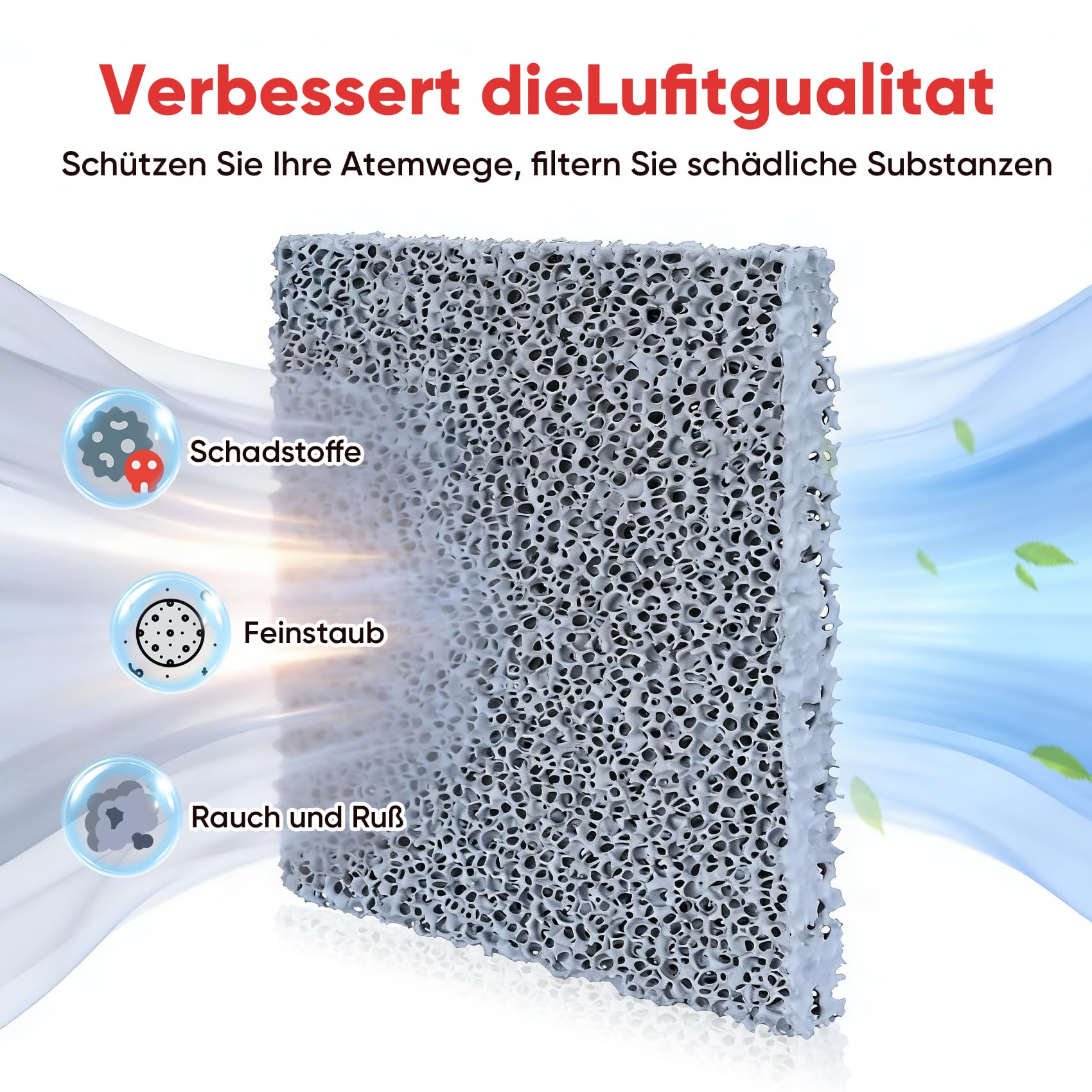 Lot de 2 filtres à poussière fine pour cheminées, 200 x 200 x 20 mm, compatibles avec les filtres Hark pour la rénovation des cheminées et poêles