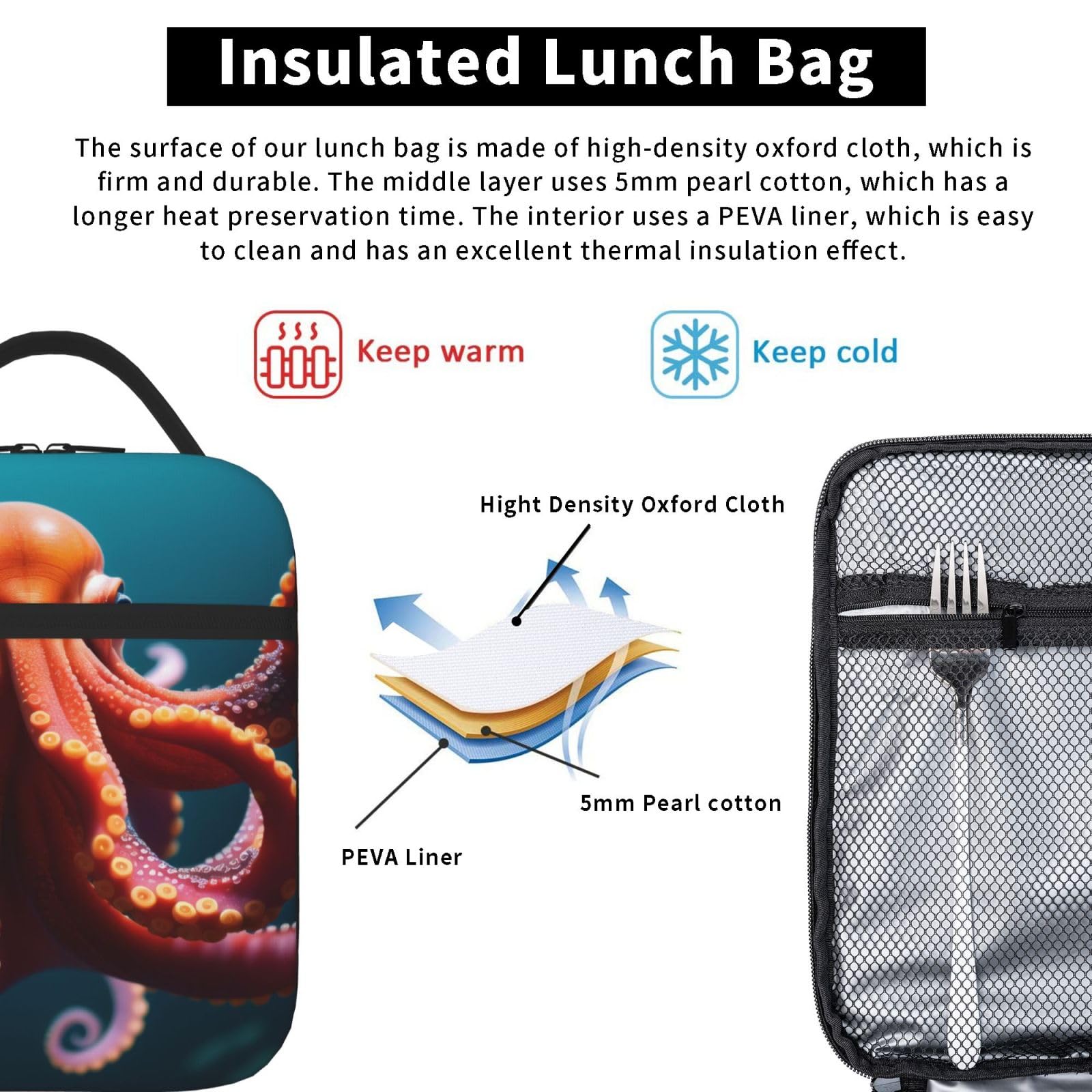 BORSA FRIGO TERMICA grande porta pranzo borse termiche da mare lavoro