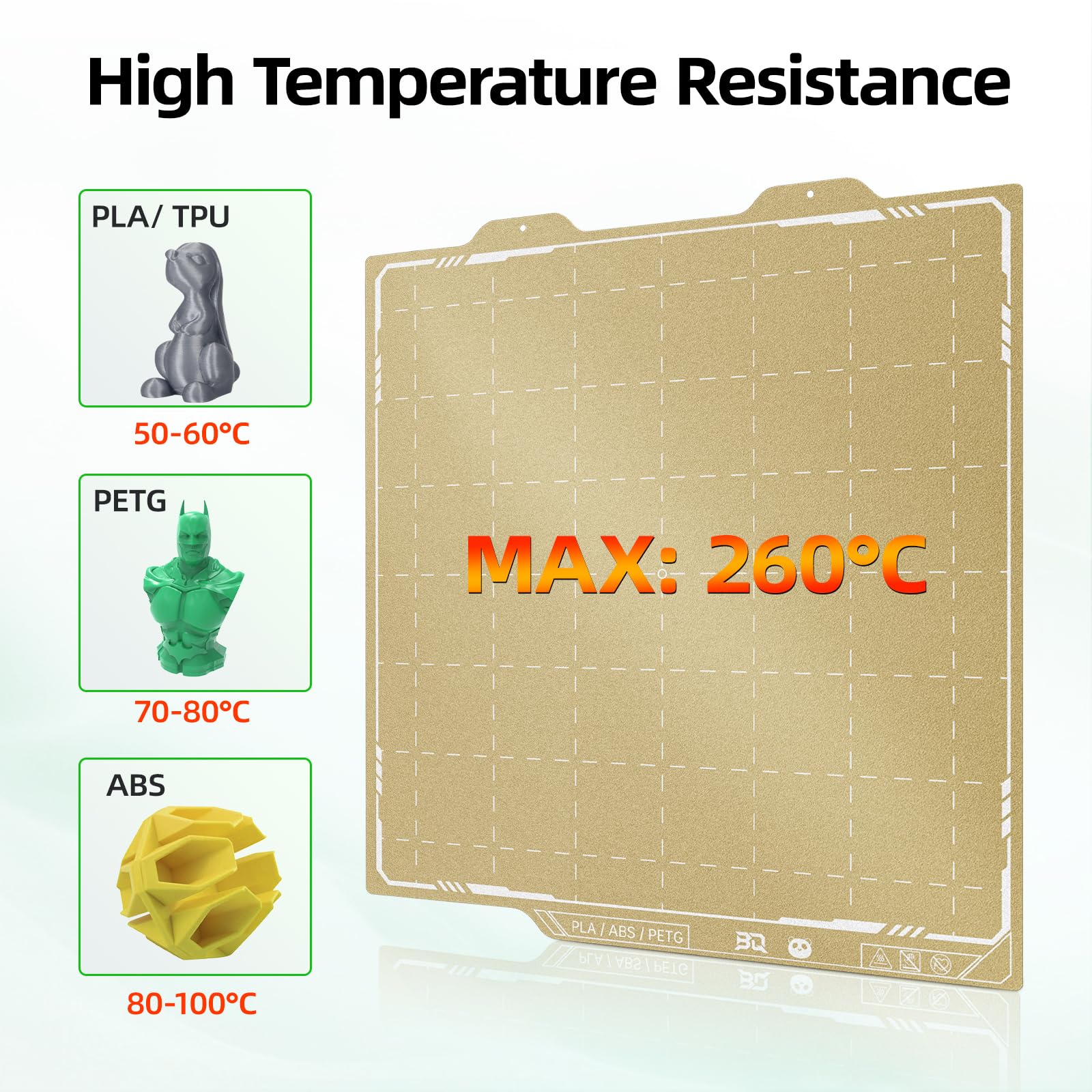 Amazon.com: BIQU Panda Build Plates Smooth PEI+Textured PEI
