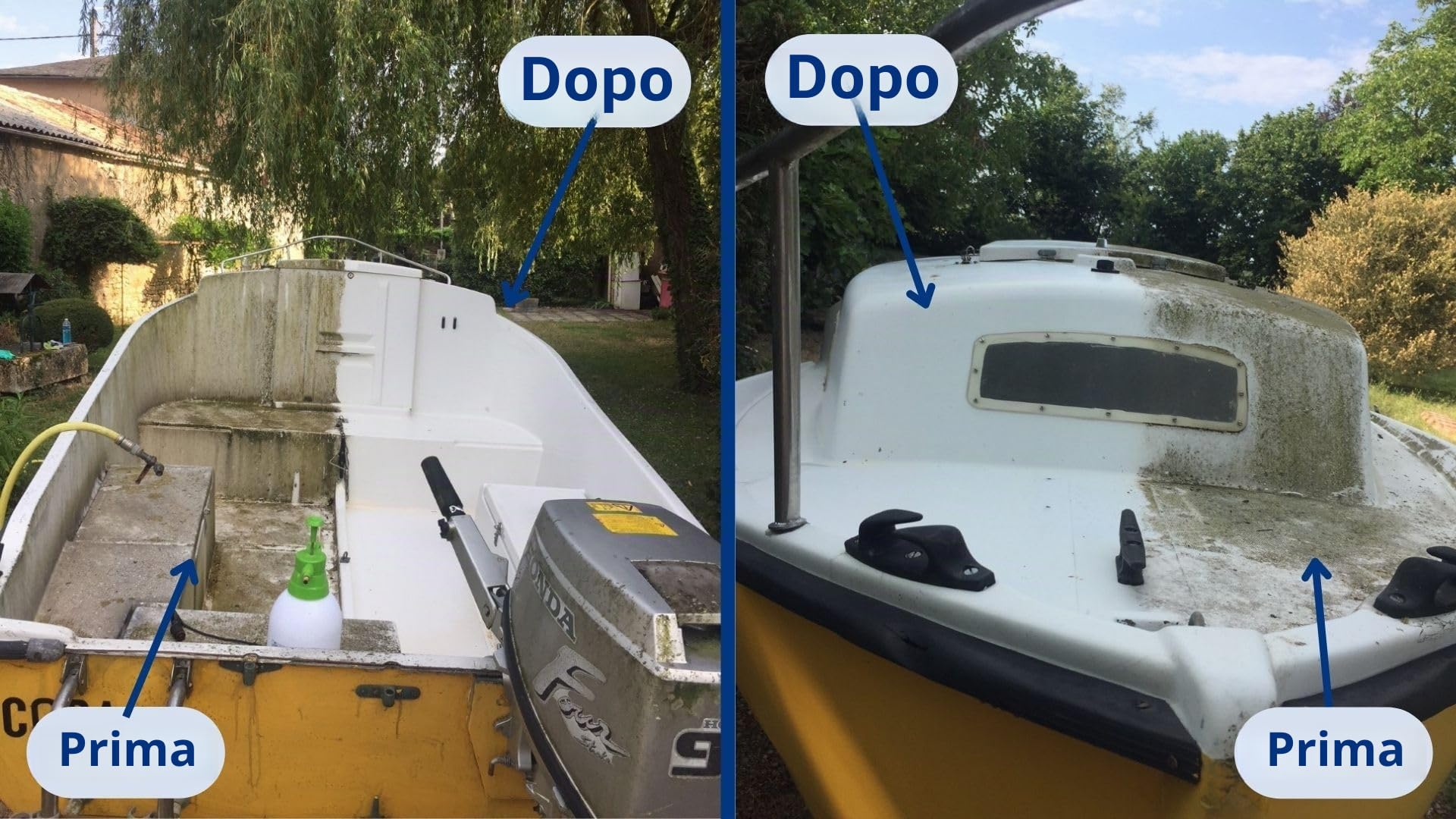multiuso concentrato Boat Cleaner, sgrassatore smacchiatore/98% biodegradabile, ecologico. Perfetto per la pulizia dello scafo e ponte, teak, cuscino, tappezzeria, in acciaio INOX.