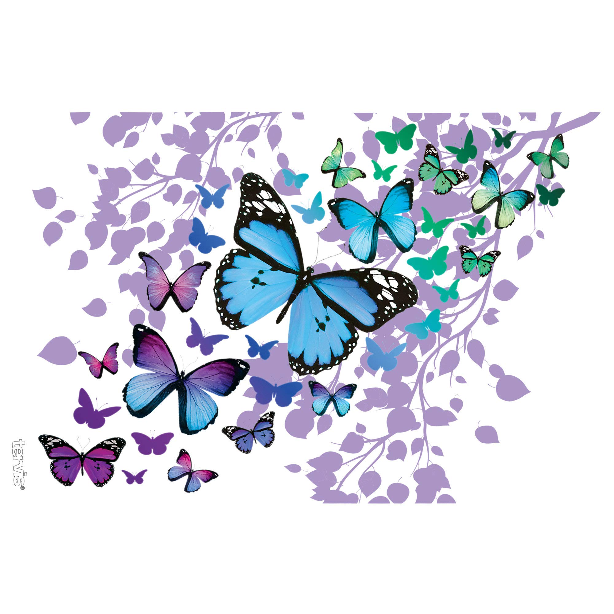 Tervis Blue Butterfly Tumbler - 16oz Insulated -2