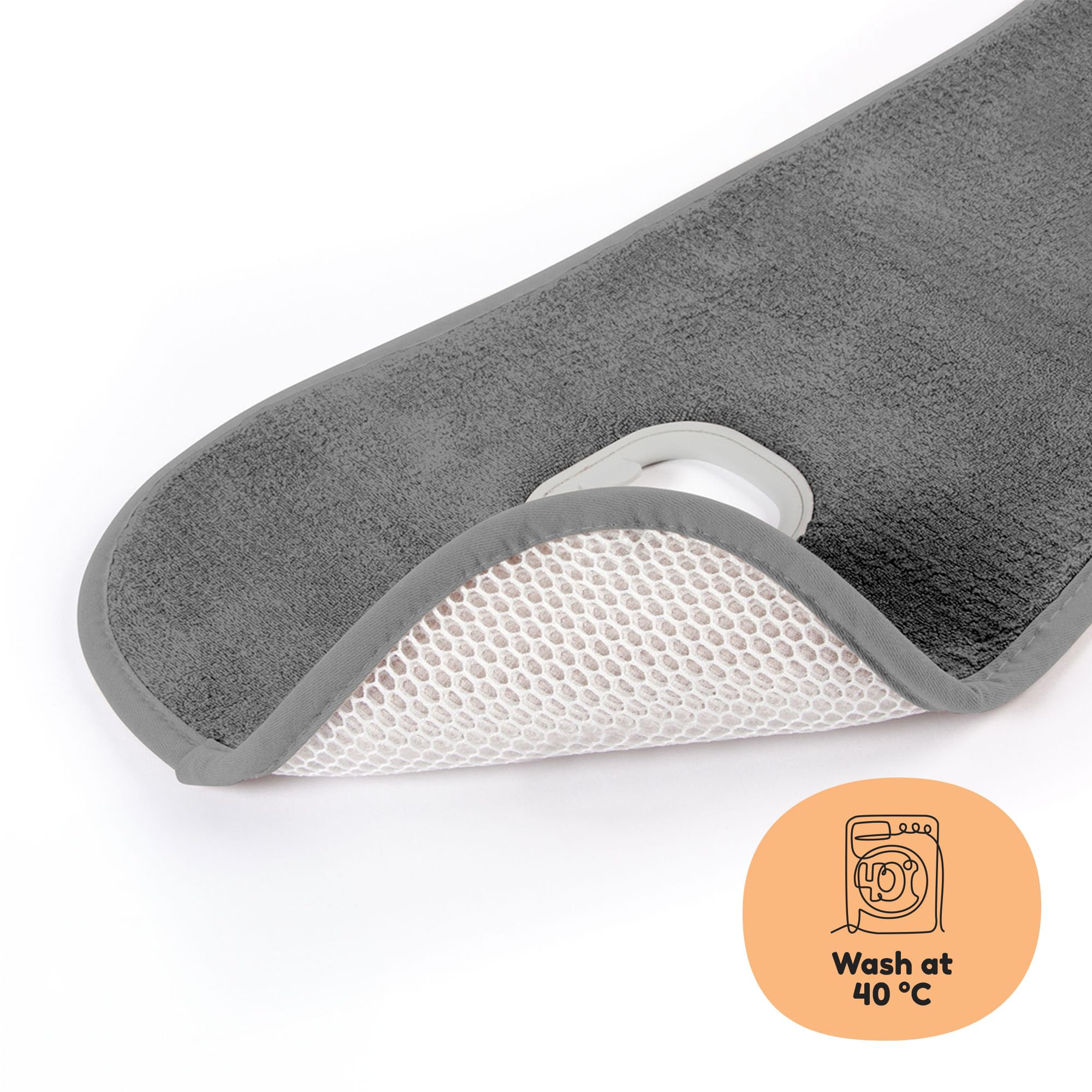 AeroMoov - Assise Air Layer - Evite à votre enfant de transpirer - Le siège-auto ou la poussette - Coton Bio - Groupe B - Anthracite
