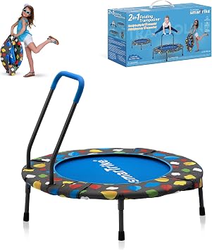 smarTrike Trampoline d'Éveil Premier Âge 91,5 cm avec Barre d'Appui