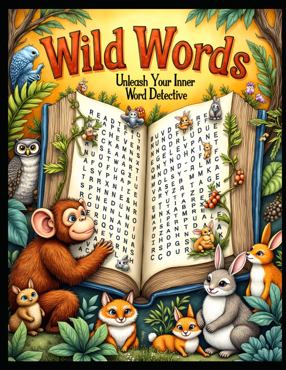 Wild Words Animals Word Search Puzzle Book