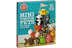 Warm Fuzzies Pom Pom Critters: A Mini Craft Kit for Kids Ages 6-10