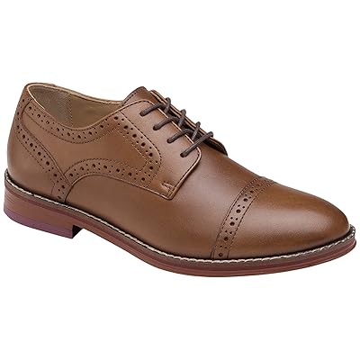 Johnston & Murphy Kids Conard Cap Toe (Little Kid/Big Kid) Boy