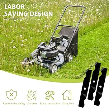 Amazon.com : Qopaw Lawn Mower Blades Z254 54 Inch Deck Compatible
