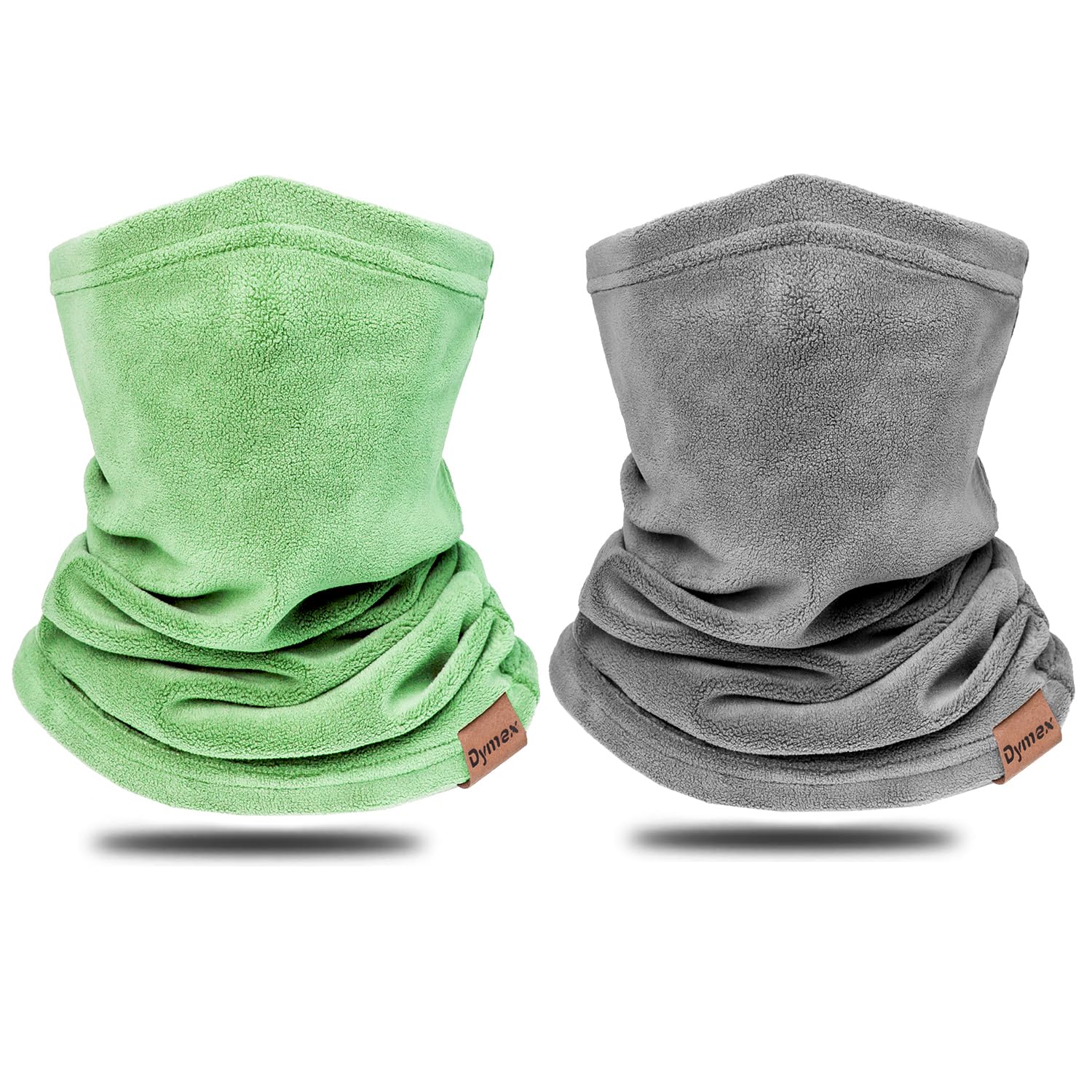 Dymex 2 PCS Kids Neck Warmer Gaiter Winter Fleece Neck Cover Balaclava Windproof Face Cover Mask for Ski Motorcycle